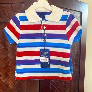 Multicolored 2 piece set for boys size 2T from the brand Sahara Club